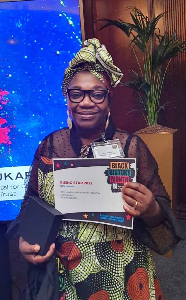 Tower Hamlets Nurse Wins RCN Rising Star Award