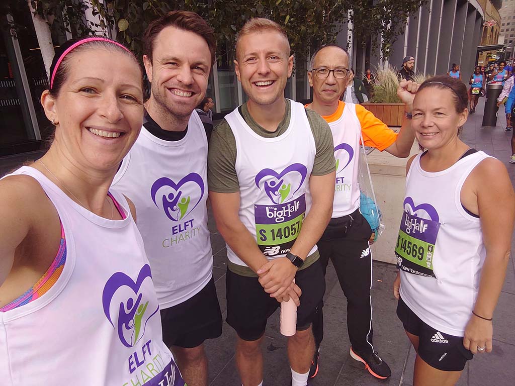 Staff Run to Raise Money for the ELFT Charity